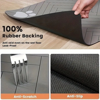 Bone Appétit: The Ultimate Slobber-Proof, Quick-Dry, No-Slip Pet Chow Mat for Messy Eaters and Their Mortified Humans!