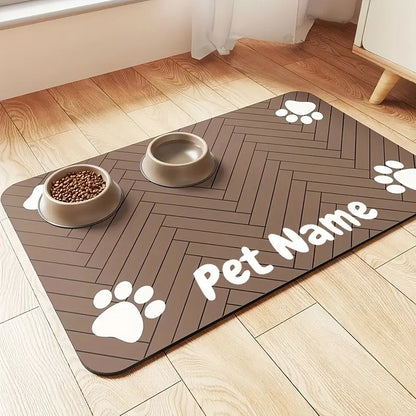 Bone Appétit: The Ultimate Slobber-Proof, Quick-Dry, No-Slip Pet Chow Mat for Messy Eaters and Their Mortified Humans!