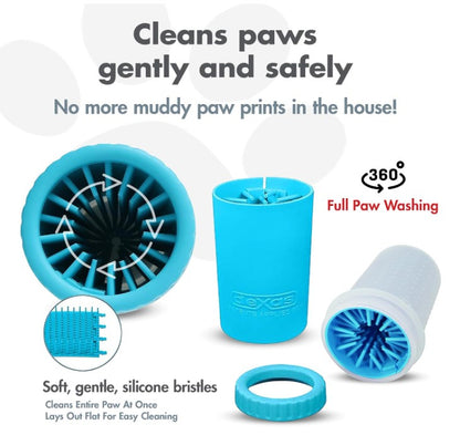 An incredible paw cleaner for pets. It leaves no dirt behind and cleans our beloved pets' paws to perfection!