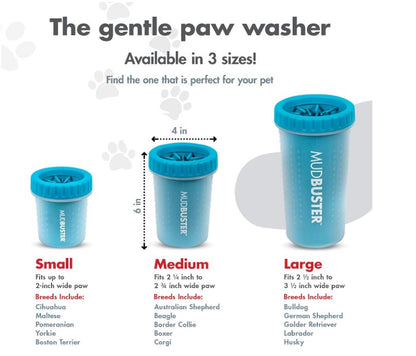 An incredible paw cleaner for pets. It leaves no dirt behind and cleans our beloved pets' paws to perfection!